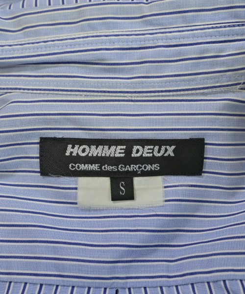 COMME des GARCONS HOMME DEUX（コムデギャルソンオムドゥ）カジュアルシャツ 青 サイズ:S メンズ/2200652643176