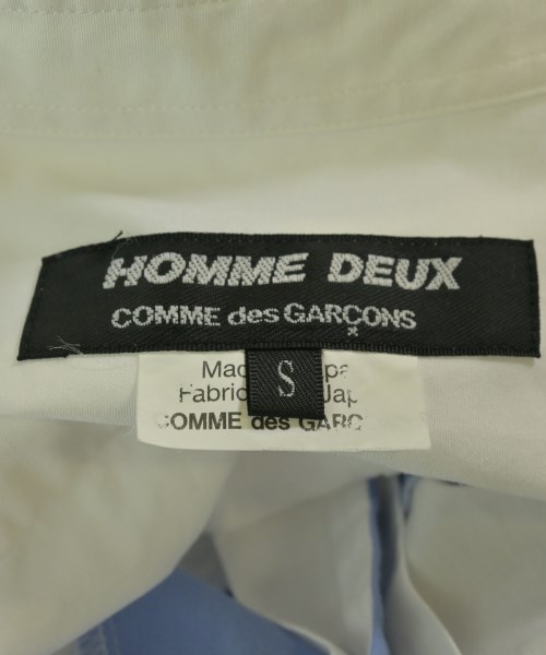 COMME des GARCONS HOMME DEUX（コムデギャルソンオムドゥ）カジュアルシャツ 白 サイズ:S メンズ/2200711512054