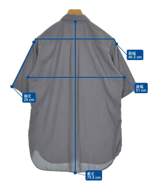 COMME des GARCONS HOMME DEUX（コムデギャルソンオムドゥ）カジュアルシャツ グレー サイズ:M メンズ/2200712089029