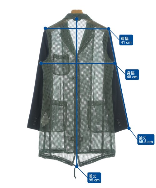 COMME des GARCONS HOMME DEUX（コムデギャルソンオムドゥ）カジュアルジャケット 緑 サイズ:M メンズ/2200712604055
