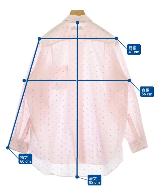 COMME des GARCONS HOMME DEUX（コムデギャルソンオムドゥ）カジュアルシャツ ピンク サイズ:L メンズ/2200713343038