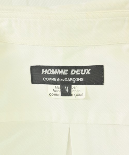 COMME des GARCONS HOMME DEUX（コムデギャルソンオムドゥ）カジュアルシャツ 白 サイズ:M メンズ/2200696836046