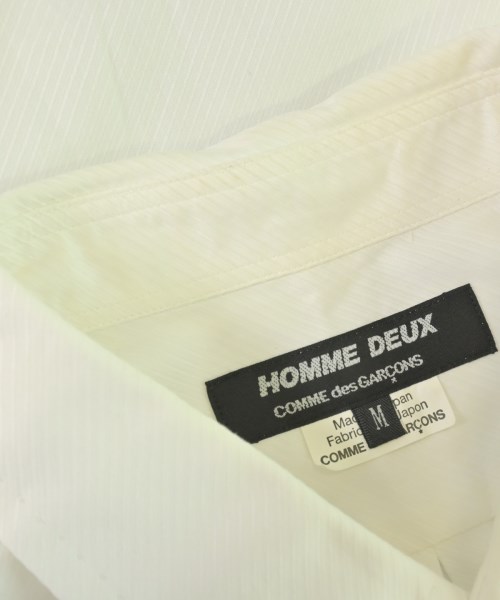COMME des GARCONS HOMME DEUX（コムデギャルソンオムドゥ）カジュアルシャツ 白 サイズ:M メンズ/2200696836046
