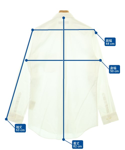 COMME des GARCONS HOMME DEUX（コムデギャルソンオムドゥ）カジュアルシャツ 白 サイズ:M メンズ/2200696836046