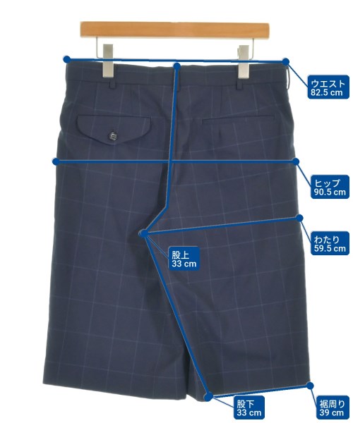 COMME des GARCONS HOMME DEUX（コムデギャルソンオムドゥ）ショートパンツ 紺 サイズ:M メンズ/2200713726015