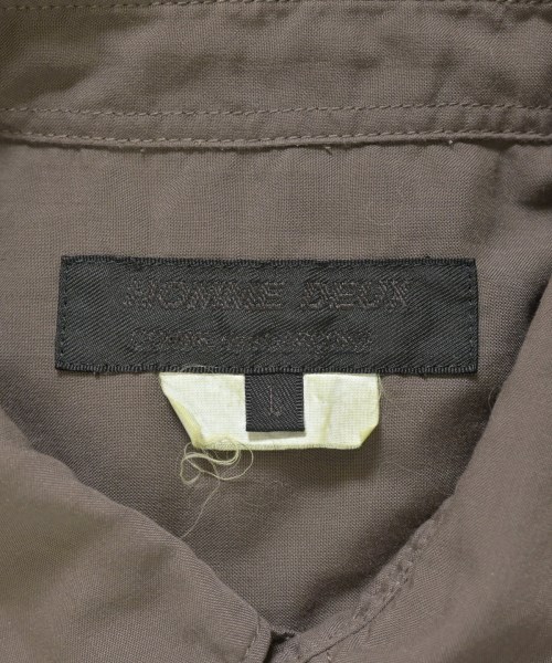 COMME des GARCONS HOMME DEUX（コムデギャルソンオムドゥ）カジュアルシャツ 茶 サイズ:L メンズ/2200714152110
