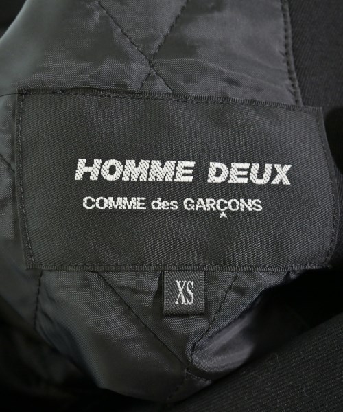 COMME des GARCONS HOMME DEUX（コムデギャルソンオムドゥ）チェスターコート 黒 サイズ:XS メンズ/2200714323015