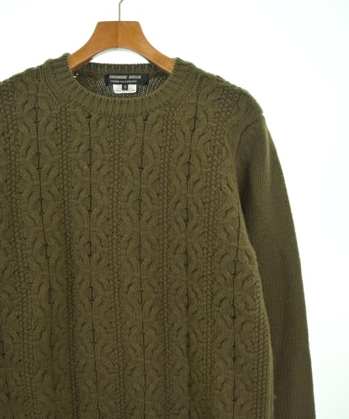 COMME des GARCONS HOMME DEUX（コムデギャルソンオムドゥ）ニット・セーター カーキ サイズ:M メンズ/2200715296066