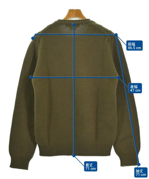 COMME des GARCONS HOMME DEUX（コムデギャルソンオムドゥ）ニット・セーター カーキ サイズ:M メンズ/2200715296066