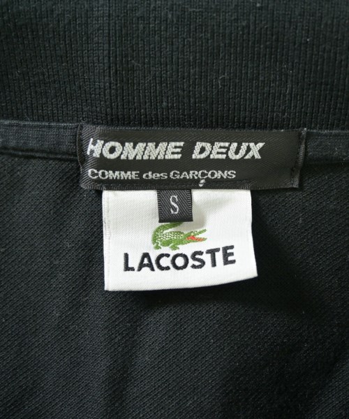 COMME des GARCONS HOMME DEUX（コムデギャルソンオムドゥ）ポロシャツ 黒 サイズ:S メンズ/2200712995122