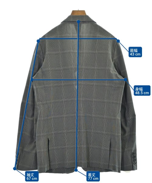 COMME des GARCONS HOMME DEUX（コムデギャルソンオムドゥ）カジュアルジャケット グレー サイズ:M メンズ/2200716122043