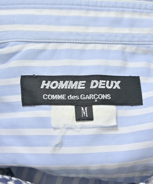 COMME des GARCONS HOMME DEUX（コムデギャルソンオムドゥ）カジュアルシャツ 青 サイズ:M メンズ/2200715251058
