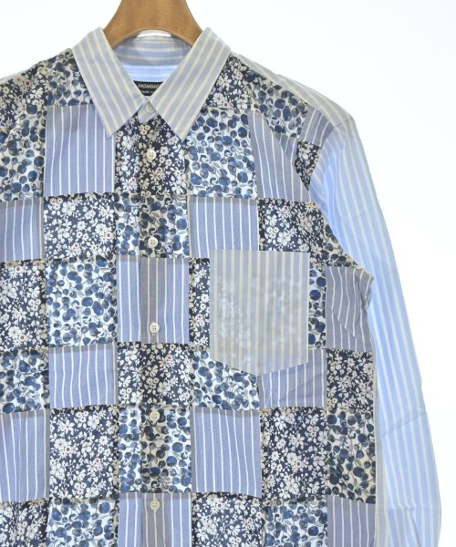 COMME des GARCONS HOMME DEUX（コムデギャルソンオムドゥ）カジュアルシャツ 青 サイズ:M メンズ/2200715251058