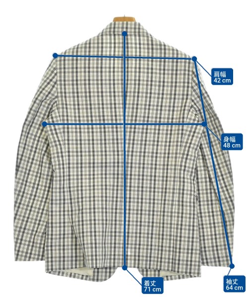 COMME des GARCONS HOMME DEUX（コムデギャルソンオムドゥ）カジュアルジャケット 白 サイズ:S メンズ/2200716322030