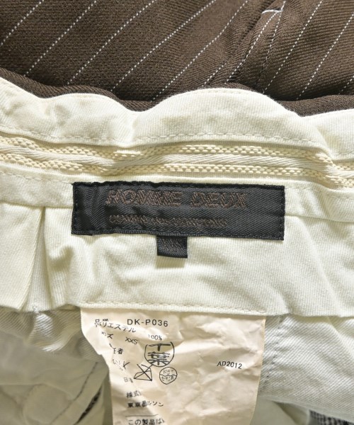 COMME des GARCONS HOMME DEUX（コムデギャルソンオムドゥ）その他 茶 サイズ:XXS メンズ/2200716322085