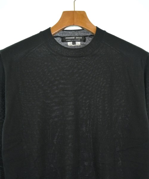 COMME des GARCONS HOMME DEUX（コムデギャルソンオムドゥ）ニット・セーター 黒 サイズ:S メンズ/2200716322160