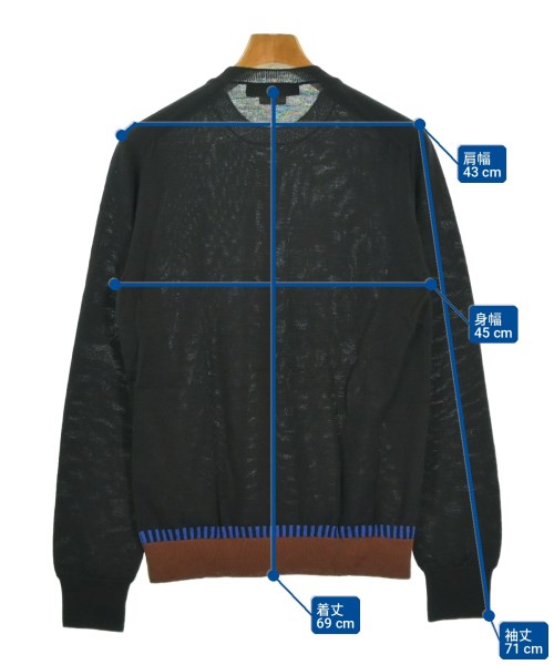 COMME des GARCONS HOMME DEUX（コムデギャルソンオムドゥ）ニット・セーター 黒 サイズ:S メンズ/2200716322160