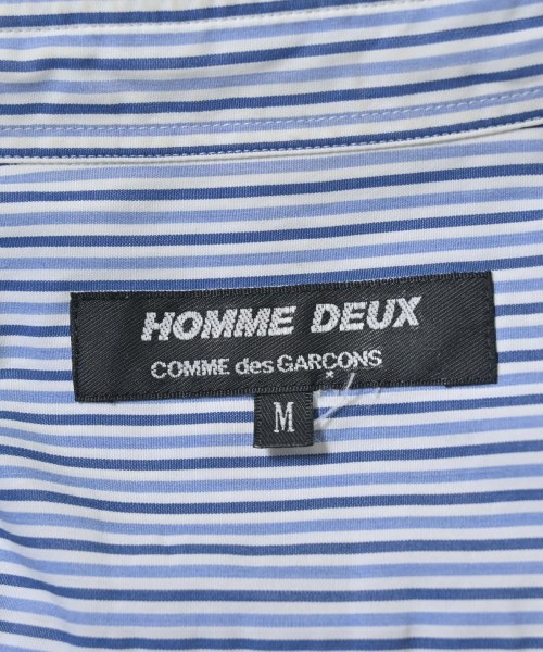 COMME des GARCONS HOMME DEUX（コムデギャルソンオムドゥ）カジュアルシャツ 青 サイズ:M メンズ/2200716322351