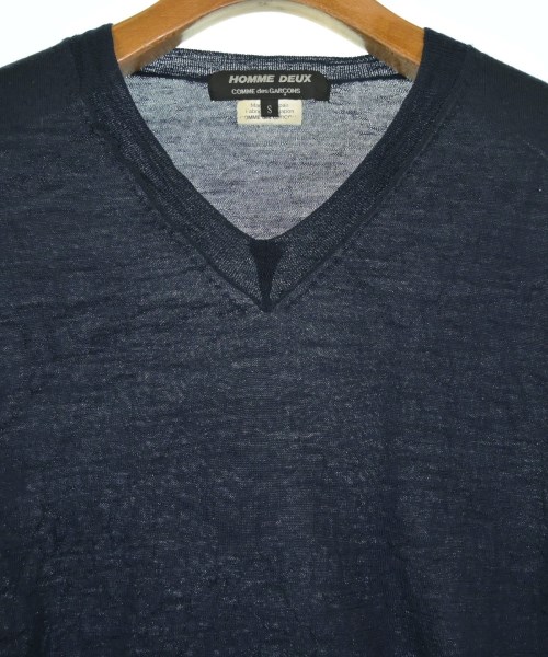 COMME des GARCONS HOMME DEUX（コムデギャルソンオムドゥ）ニット・セーター 紺 サイズ:S メンズ/2200716322436