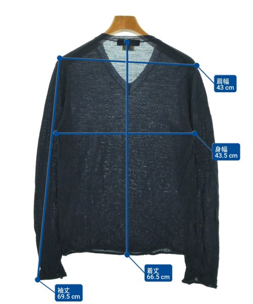 COMME des GARCONS HOMME DEUX（コムデギャルソンオムドゥ）ニット・セーター 紺 サイズ:S メンズ/2200716322436