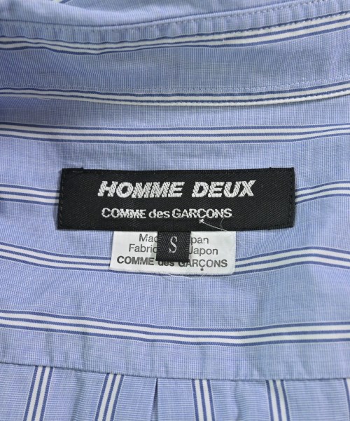 COMME des GARCONS HOMME DEUX（コムデギャルソンオムドゥ）カジュアルシャツ 青 サイズ:S メンズ/2200717026036