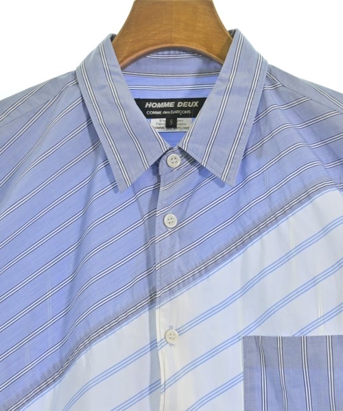 COMME des GARCONS HOMME DEUX（コムデギャルソンオムドゥ）カジュアルシャツ 青 サイズ:S メンズ/2200717026036