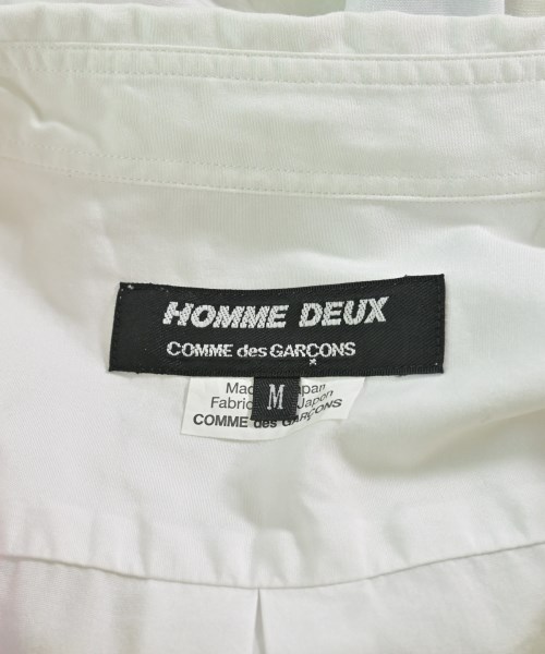 COMME des GARCONS HOMME DEUX（コムデギャルソンオムドゥ）カジュアルシャツ 白 サイズ:M メンズ/2200717026043
