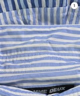 COMME des GARCONS HOMME DEUX（コムデギャルソンオムドゥ）カジュアルシャツ 青 サイズ:M メンズ/2200717128013