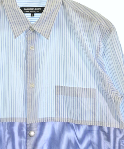 COMME des GARCONS HOMME DEUX（コムデギャルソンオムドゥ）カジュアルシャツ 青 サイズ:M メンズ/2200717128020