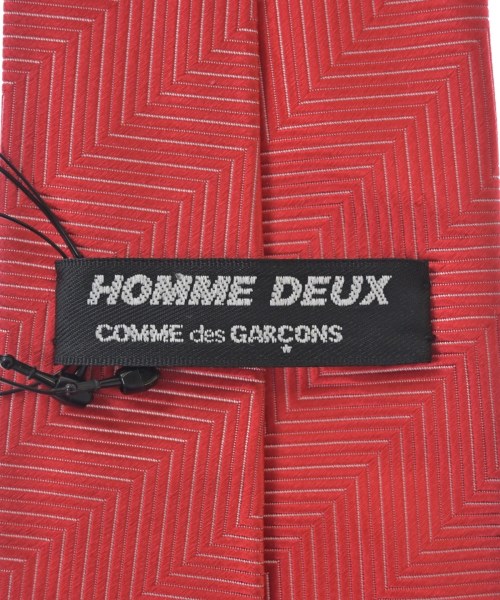COMME des GARCONS HOMME DEUX（コムデギャルソンオムドゥ）ネクタイ 赤 サイズ:- メンズ/2200717128044