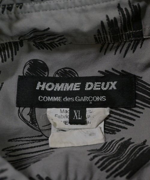 COMME des GARCONS HOMME DEUX（コムデギャルソンオムドゥ）カジュアルシャツ グレー サイズ:XL メンズ/2200705424066