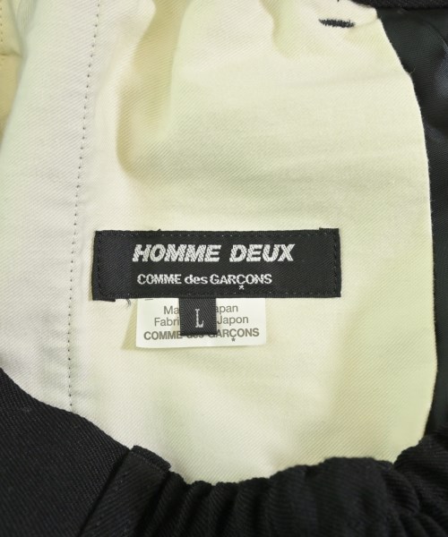 COMME des GARCONS HOMME DEUX（コムデギャルソンオムドゥ）スラックス 黒 サイズ:L メンズ/2200715240038