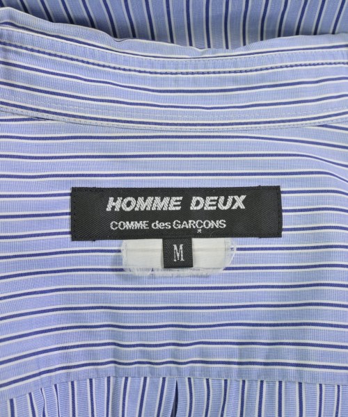 COMME des GARCONS HOMME DEUX（コムデギャルソンオムドゥ）カジュアルシャツ 青 サイズ:M メンズ/2200718440060