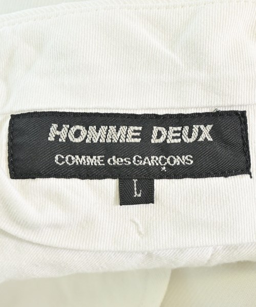 COMME des GARCONS HOMME DEUX（コムデギャルソンオムドゥ）ショートパンツ 白 サイズ:L メンズ/2200719220050