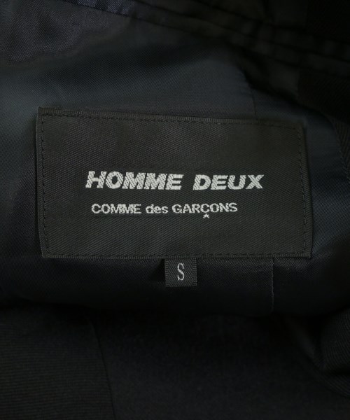 COMME des GARCONS HOMME DEUX（コムデギャルソンオムドゥ）カジュアルジャケット 黒 サイズ:S メンズ/2200719277016