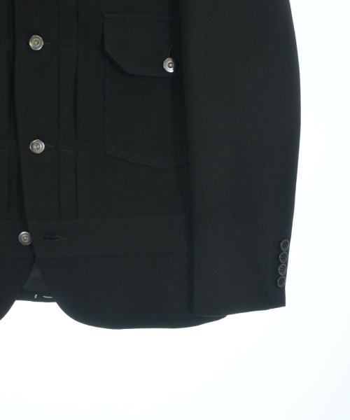 COMME des GARCONS HOMME DEUX（コムデギャルソンオムドゥ）カジュアルジャケット 黒 サイズ:S メンズ/2200719277016