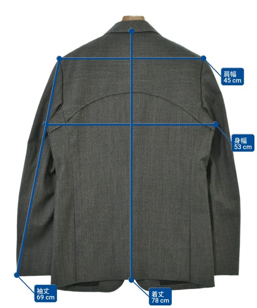 COMME des GARCONS HOMME DEUX（コムデギャルソンオムドゥ）ジャケット グレー サイズ:L メンズ/2200715831038