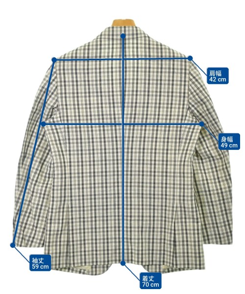COMME des GARCONS HOMME DEUX（コムデギャルソンオムドゥ）カジュアルジャケット グレー サイズ:S メンズ/2200719530043