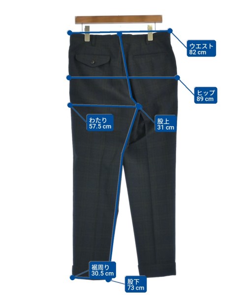 COMME des GARCONS HOMME DEUX（コムデギャルソンオムドゥ）スラックス 紺 サイズ:M メンズ/2200719540189