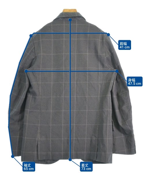 COMME des GARCONS HOMME DEUX（コムデギャルソンオムドゥ）カジュアルジャケット グレー サイズ:S メンズ/2200719715082
