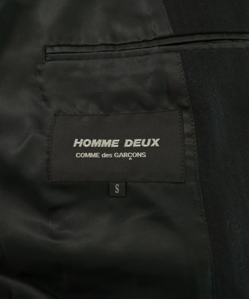 COMME des GARCONS HOMME DEUX（コムデギャルソンオムドゥ）カジュアルジャケット 黒 サイズ:S メンズ/2200645123067