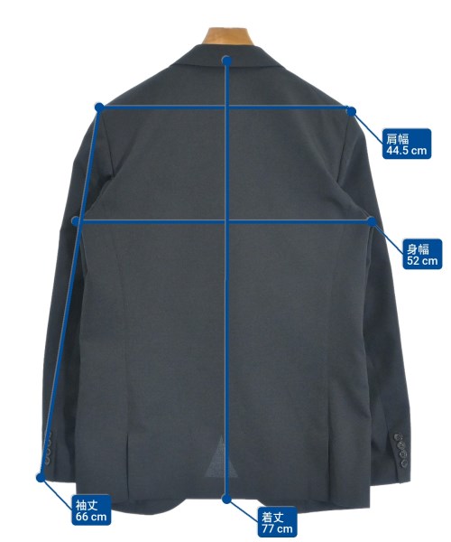 COMME des GARCONS HOMME DEUX（コムデギャルソンオムドゥ）カジュアルジャケット 黒 サイズ:M メンズ/2200645823011