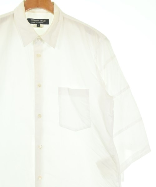 COMME des GARCONS HOMME DEUX（コムデギャルソンオムドゥ）カジュアルシャツ 白 サイズ:S メンズ/2200646442020