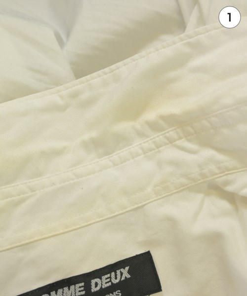COMME des GARCONS HOMME DEUX（コムデギャルソンオムドゥ）カジュアルシャツ 白 サイズ:S メンズ/2200646442020