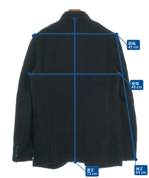 COMME des GARCONS HOMME DEUX（コムデギャルソンオムドゥ）カジュアルジャケット 紺 サイズ:S メンズ/2200647471036