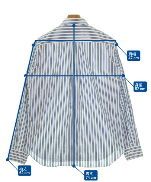 COMME des GARCONS HOMME DEUX（コムデギャルソンオムドゥ）カジュアルシャツ 白 サイズ:M メンズ/2200647614044