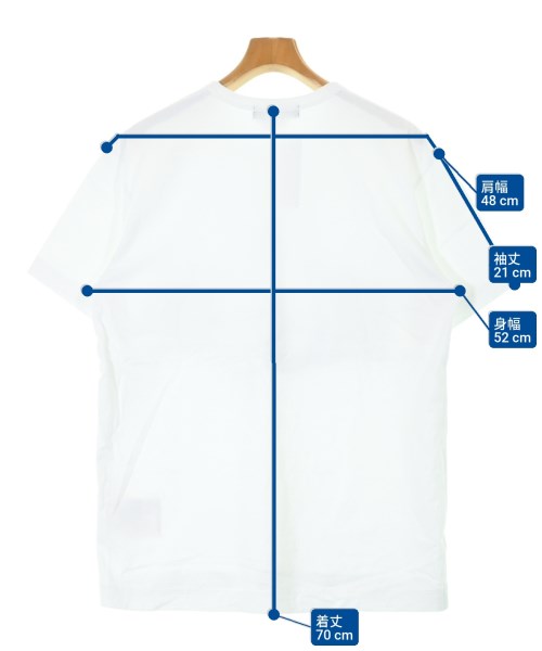 COMME des GARCONS HOMME DEUX（コムデギャルソンオムドゥ）Tシャツ・カットソー 白 サイズ:L メンズ/2200646897042