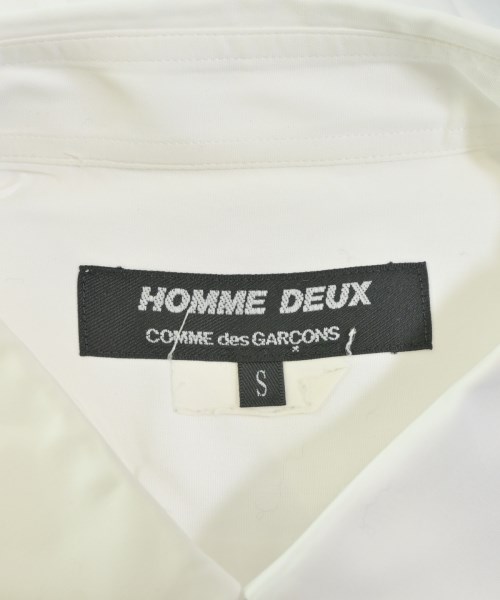 COMME des GARCONS HOMME DEUX（コムデギャルソンオムドゥ）カジュアルシャツ 白 サイズ:S メンズ/2200640363017