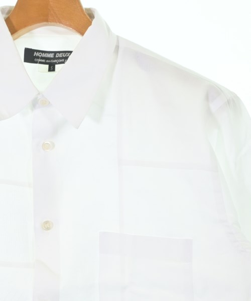 COMME des GARCONS HOMME DEUX（コムデギャルソンオムドゥ）カジュアルシャツ 白 サイズ:S メンズ/2200640363017