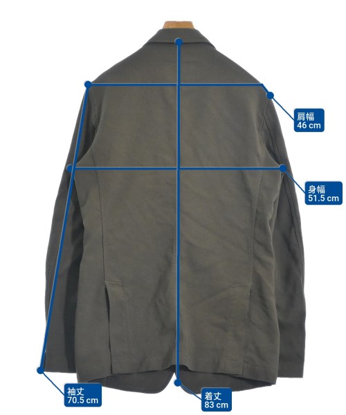 COMME des GARCONS HOMME DEUX（コムデギャルソンオムドゥ）カジュアルジャケット カーキ サイズ:L メンズ/2200638974089